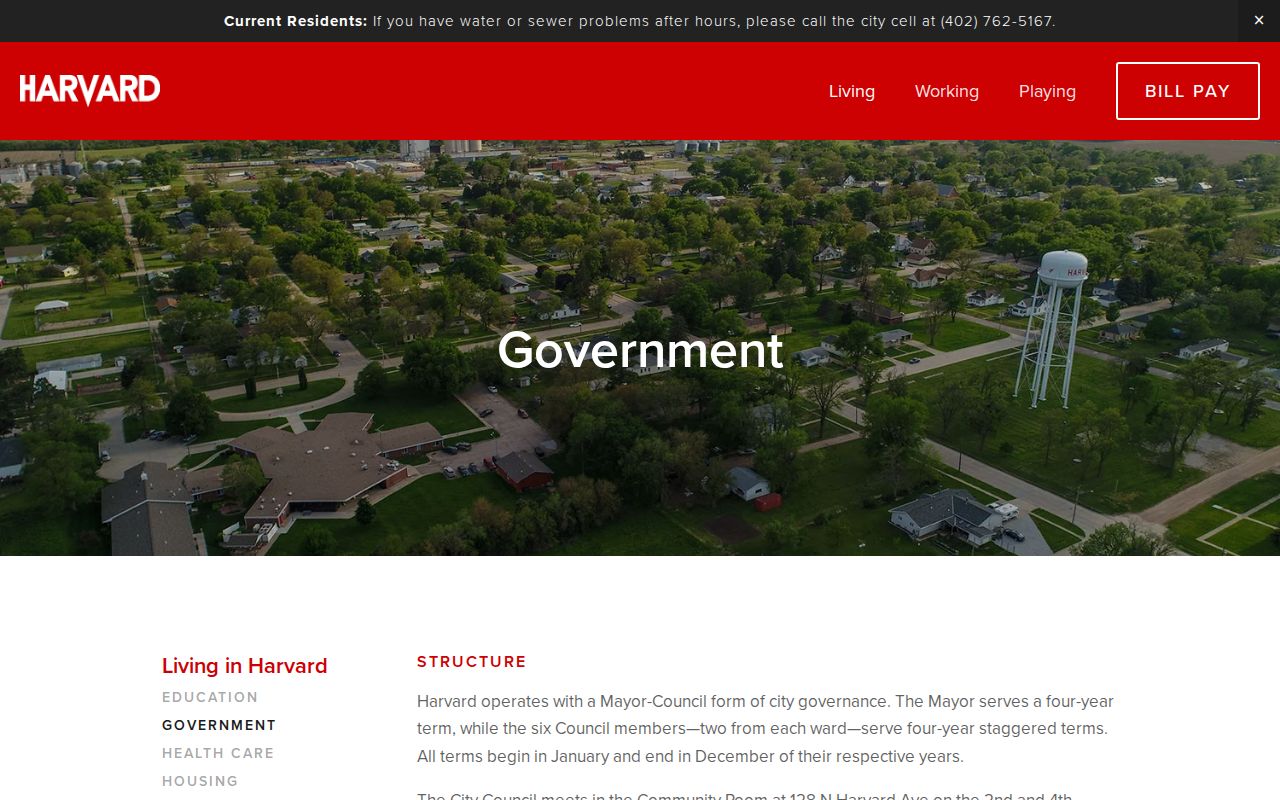 Harvard criminal records government contact page